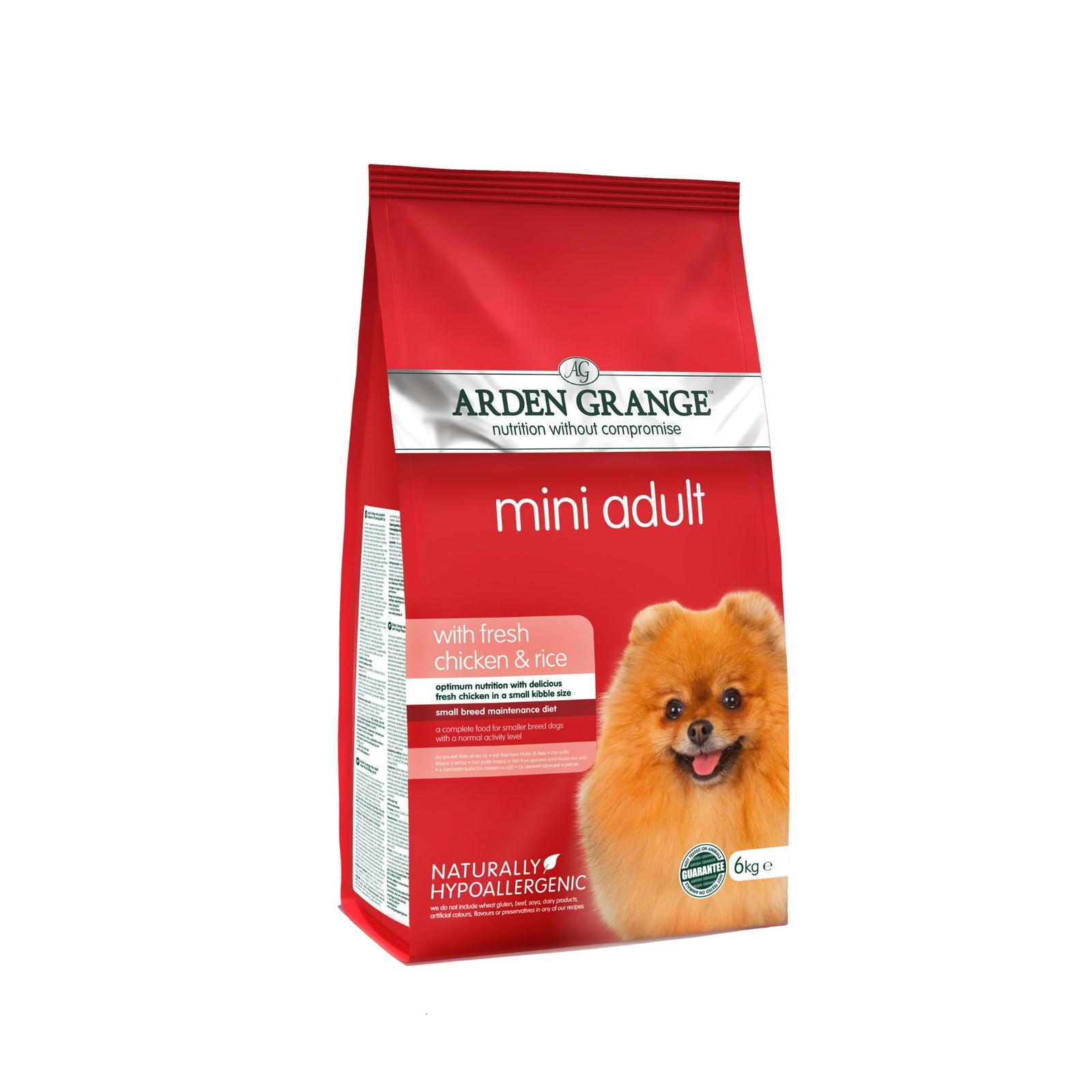 Arden Grange Mini Adult Chicken & Rice Dry Dog Food 6kg