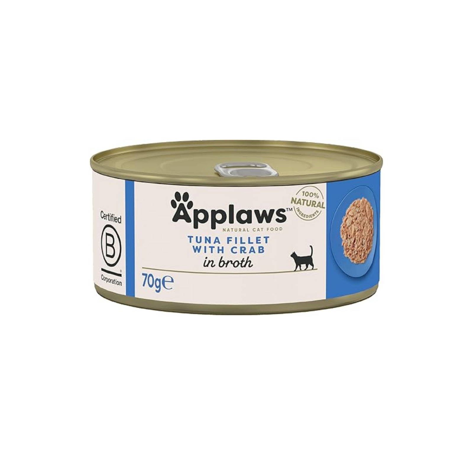 Applaws Tuna Fillet with Crab In Broth- Cat Wet Food Cans product image 2 - Rufftail Pune