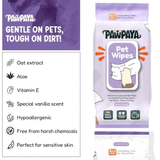 Pawpaya Pet Wipes Made for All Cats & Dogs- 100 pcs Pull Pack product image 5 - Rufftail Pune