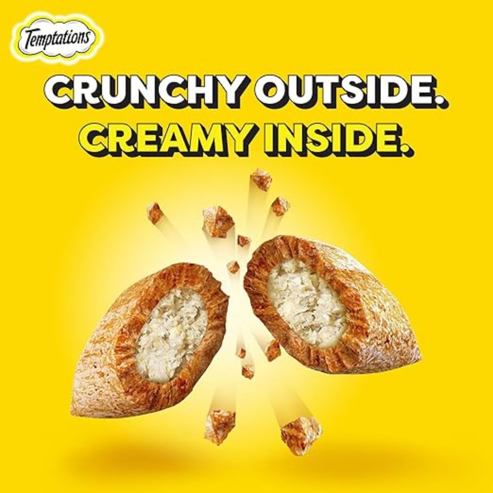 Temptations Crunchy Cat Treats - Tasty Chicken Flavour (85g)