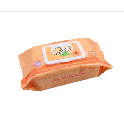FOFOS  Hydrating Pet Wipes – Gentle Wipes for Dogs & Cats (100 Wipes)