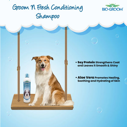 Bio-Groom Groom'n Fresh Odour Eliminating Shampoo for Dogs - 355 ml - Rufftail
