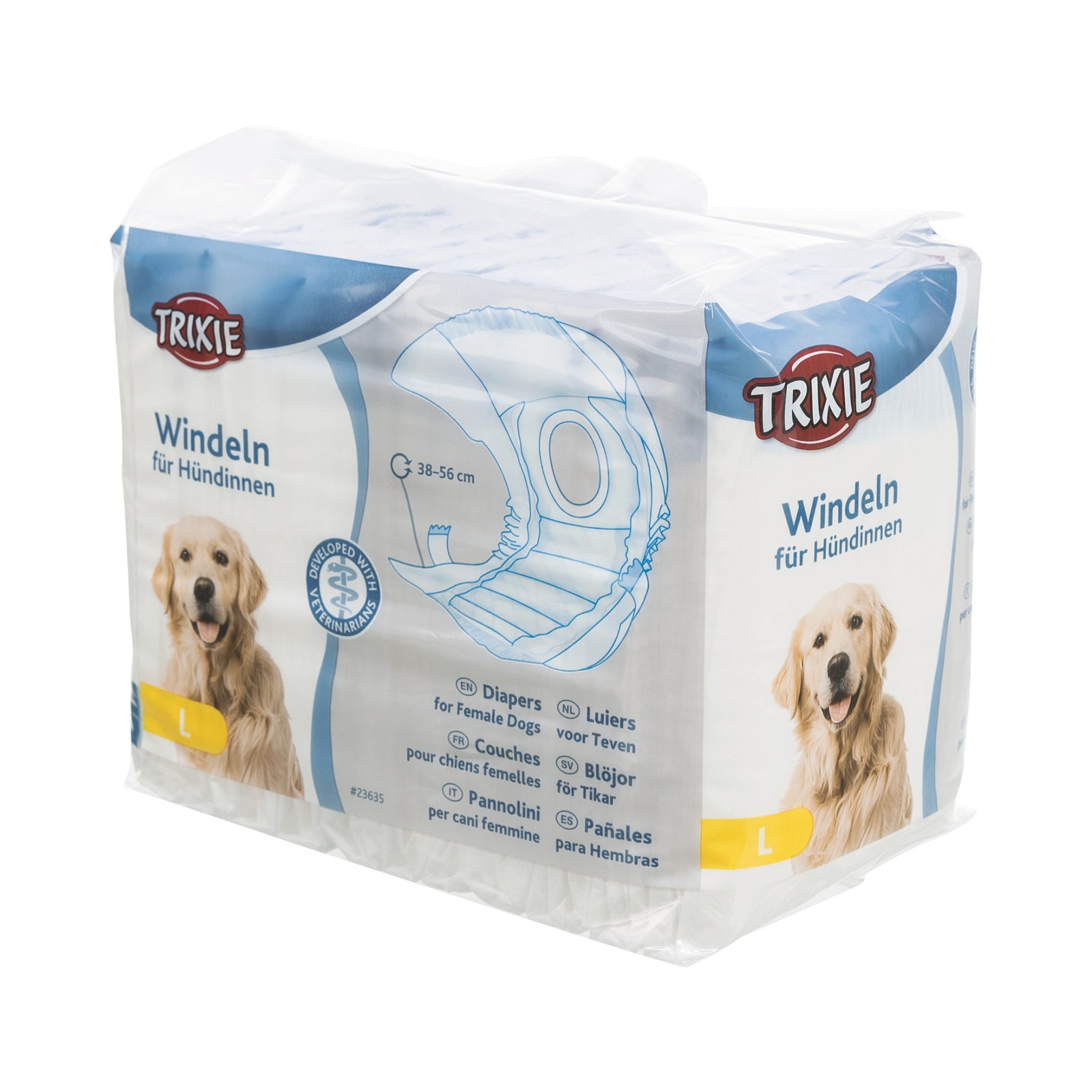 Trixie Disposable Female Dog Diapers- 12 pcs product image 2 - Rufftail Pune