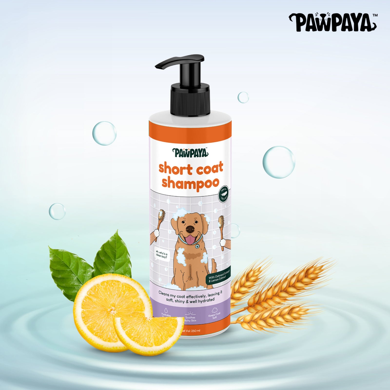 Pawpaya Short Coat Shampoo - 250 ml - Rufftail