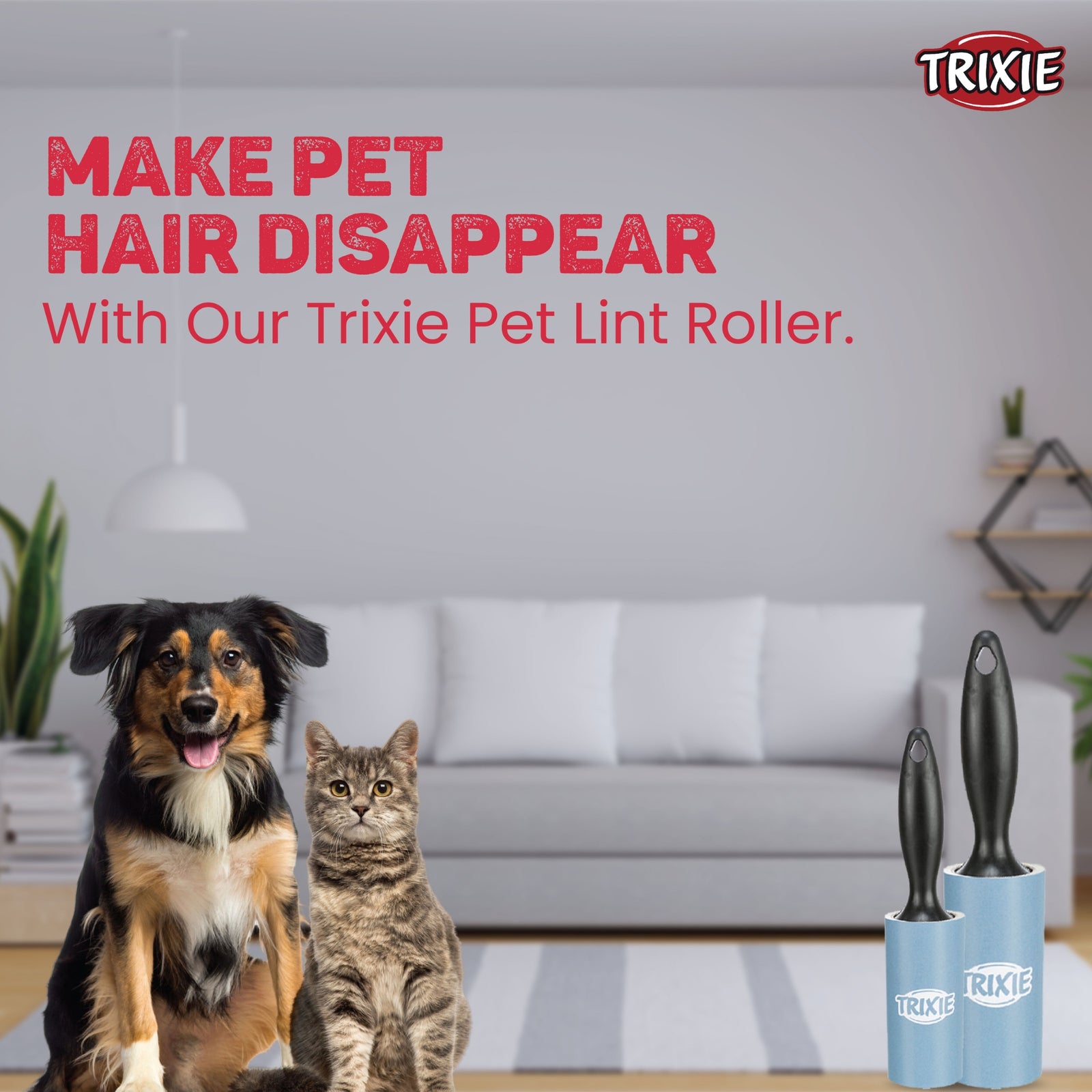 Trixie Lint Roller Cleaning Roll- 60 Sheets product image 6 - Rufftail Pune