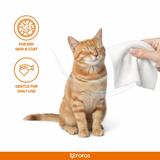 FOFOS  Hydrating Pet Wipes – Gentle Wipes for Dogs & Cats (100 Wipes)