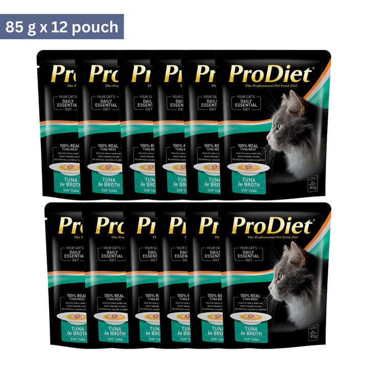 ProDiet Pouch Tuna in Broth Wet Pouch for Cats - Rufftail Pune