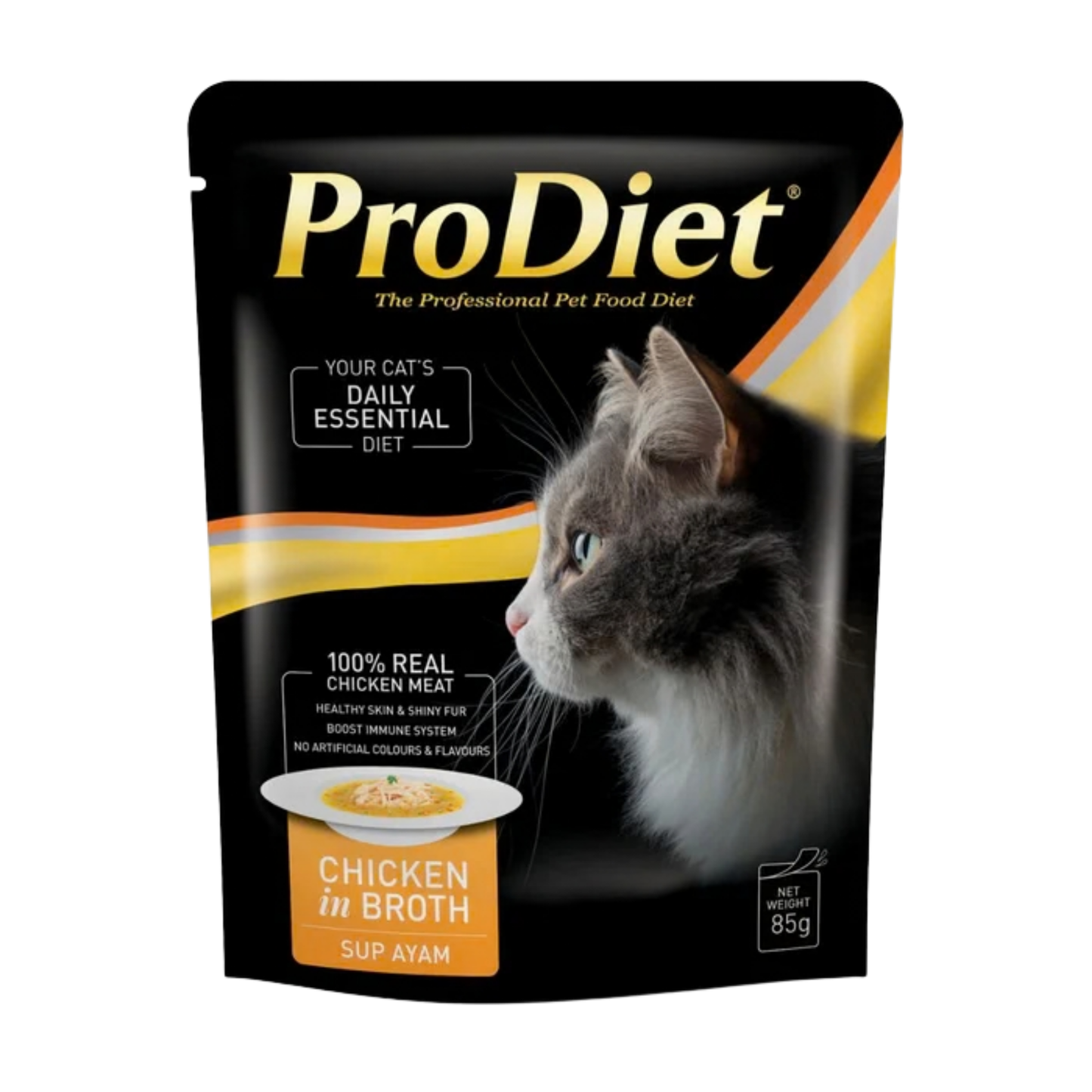 ProDiet Pouch Chicken in Broth Wet Pouch for Cats - Rufftail