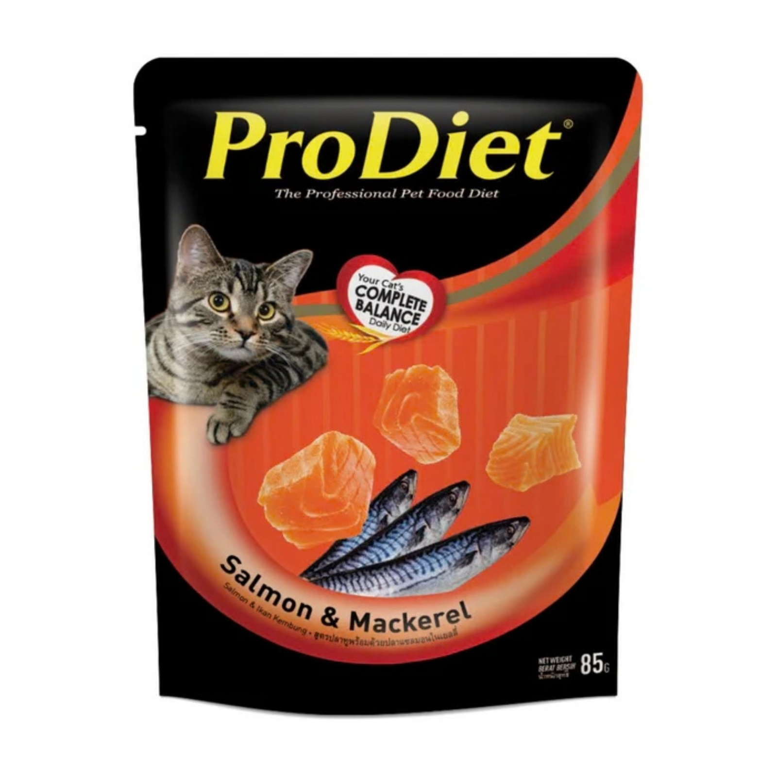 ProDiet Salmon & Mackerel Wet Pouch for Cats product image 2 - Rufftail Pune