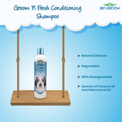 Bio-Groom Groom'n Fresh Odour Eliminating Shampoo for Dogs - 355 ml - Rufftail