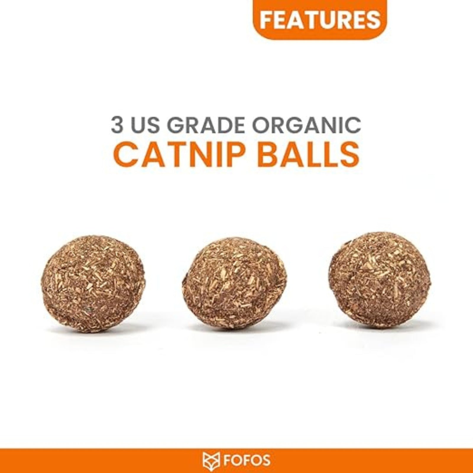 Fofos Black Bird with Catnip Balls Cat Toy- Black product image 2 - Rufftail Pune