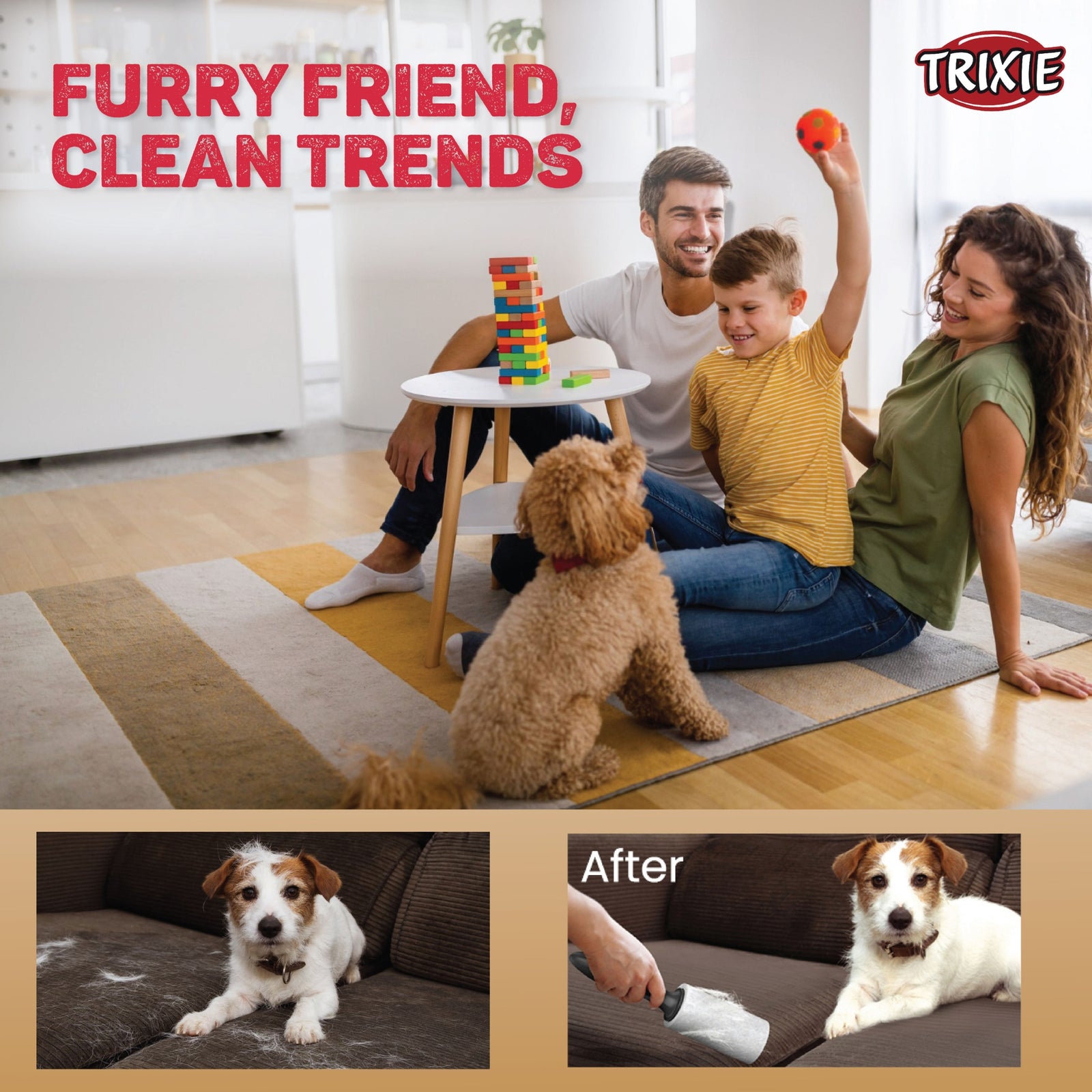 Trixie Lint Roller Cleaning Roll- 60 Sheets product image 7 - Rufftail Pune