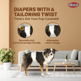 Trixie Diapers for Male Dogs Disposable - 12 pcs - Rufftail