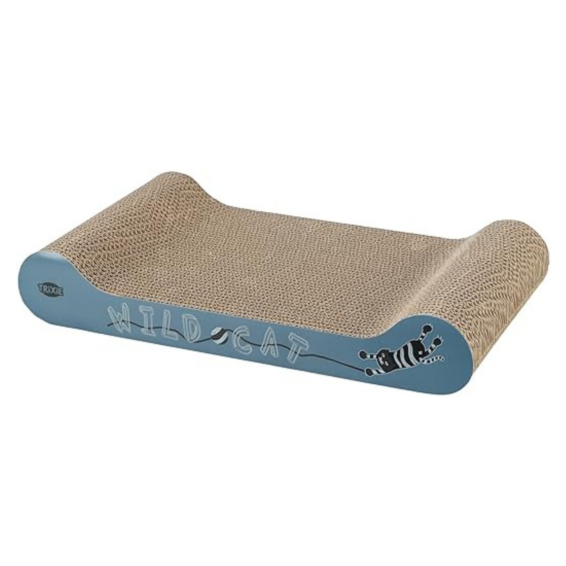 Trixie Wild Cat Scratching Cardboard (41x7x24 cm)- Blue - Rufftail