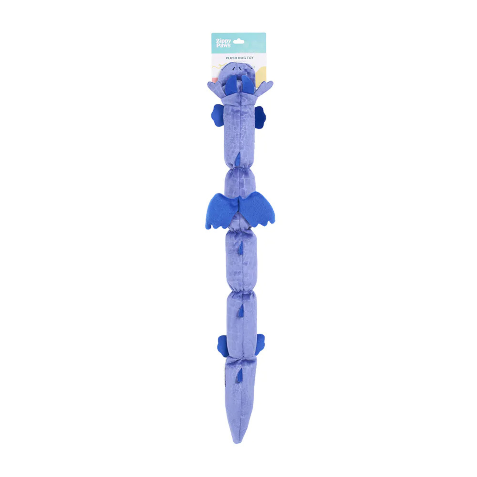 ZippyPaws Shop Zippy Dragonz – Blue Deluxe with 6 Squeakers product image 8 - Rufftail Pune