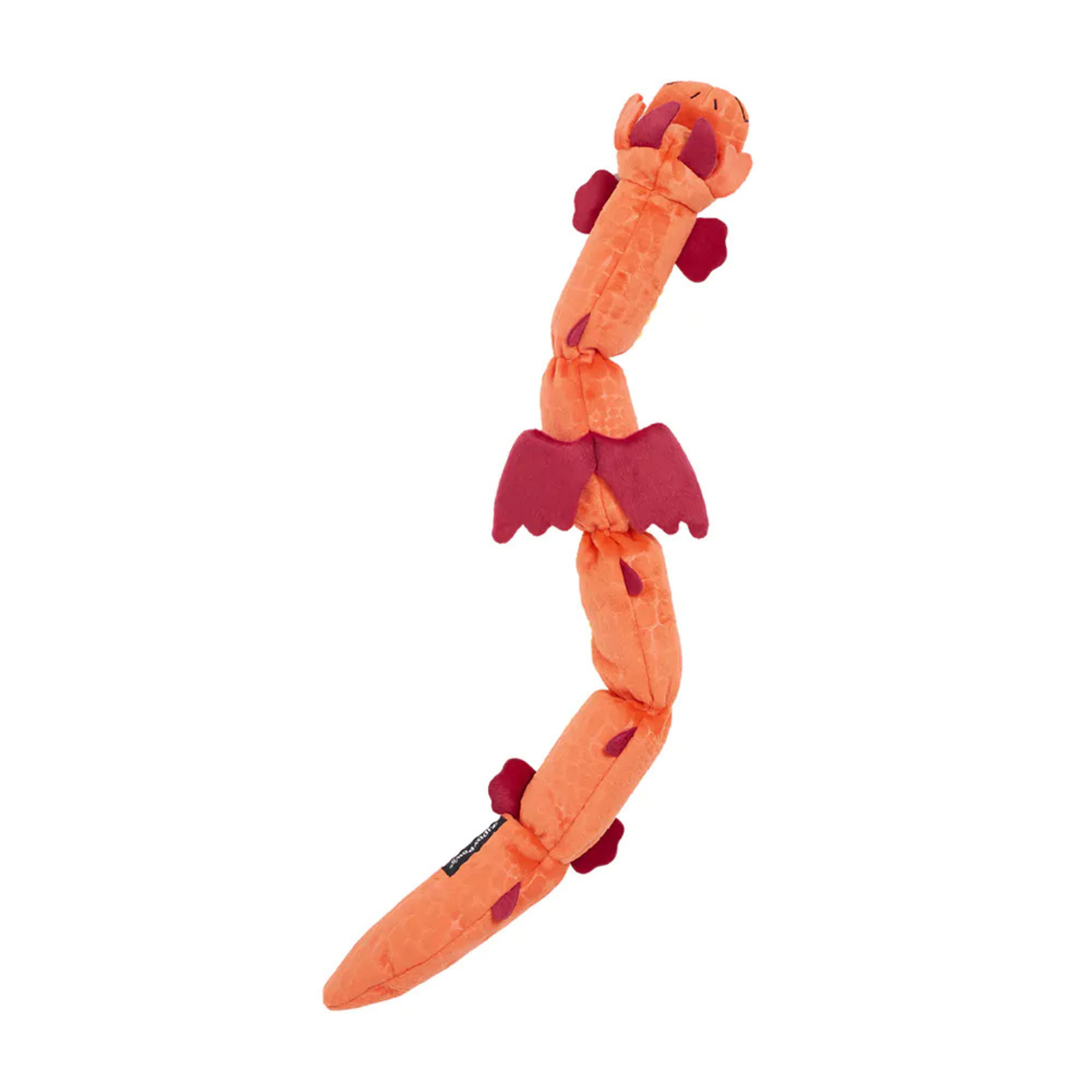 ZippyPaws Zippy Dragonz – Red Deluxe with 6 Squeakers product image 3 - Rufftail Pune