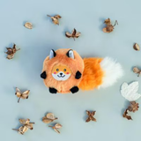 Zippy Paws Bushy Throw Fox