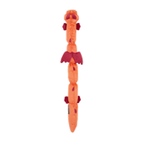 ZippyPaws Zippy Dragonz – Red Deluxe with 6 Squeakers product image 6 - Rufftail Pune