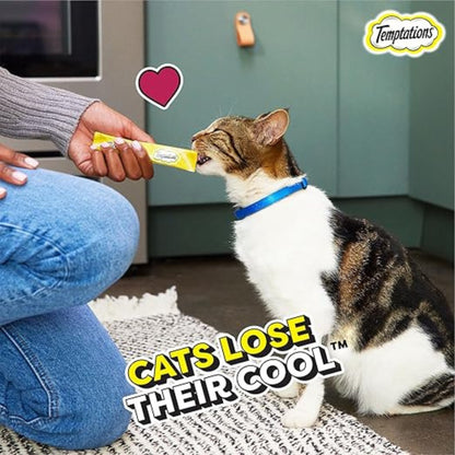 Temptations Creamy Cat Treats - Chicken & Tuna Flavour (12g x 4)