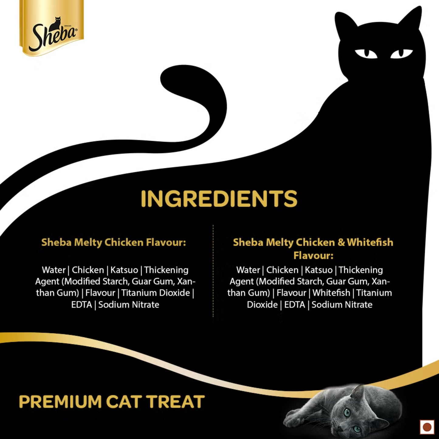 Sheba Melty Sasami Chicken Flavour Cat Treat - 48 gm Packs