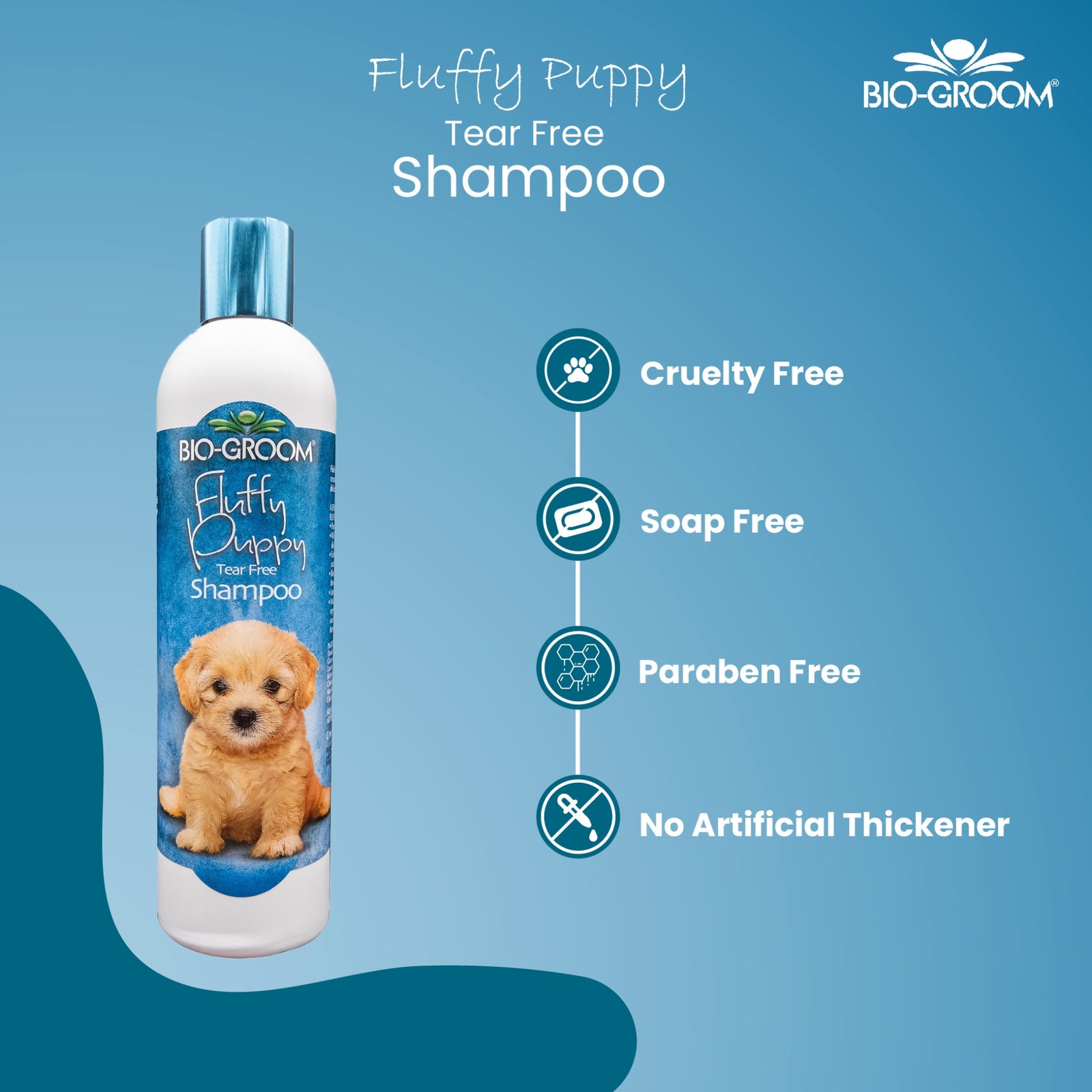 Bio-Groom Fluffy Puppy Tear-Free Puppy Shampoo- 355 ml product image 2 - Rufftail Pune