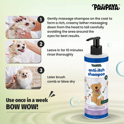 Pawpaya Pawpaya Anti-Itch Shampoo - 250 ml - Rufftail