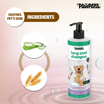 Pawpaya Long Coat Shampoo - 250 ml - Rufftail