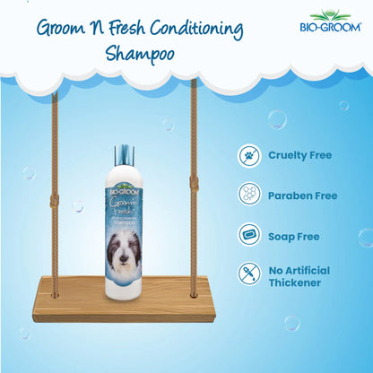 Bio-Groom Groom'n Fresh Odour Eliminating Shampoo for Dogs - 355 ml - Rufftail