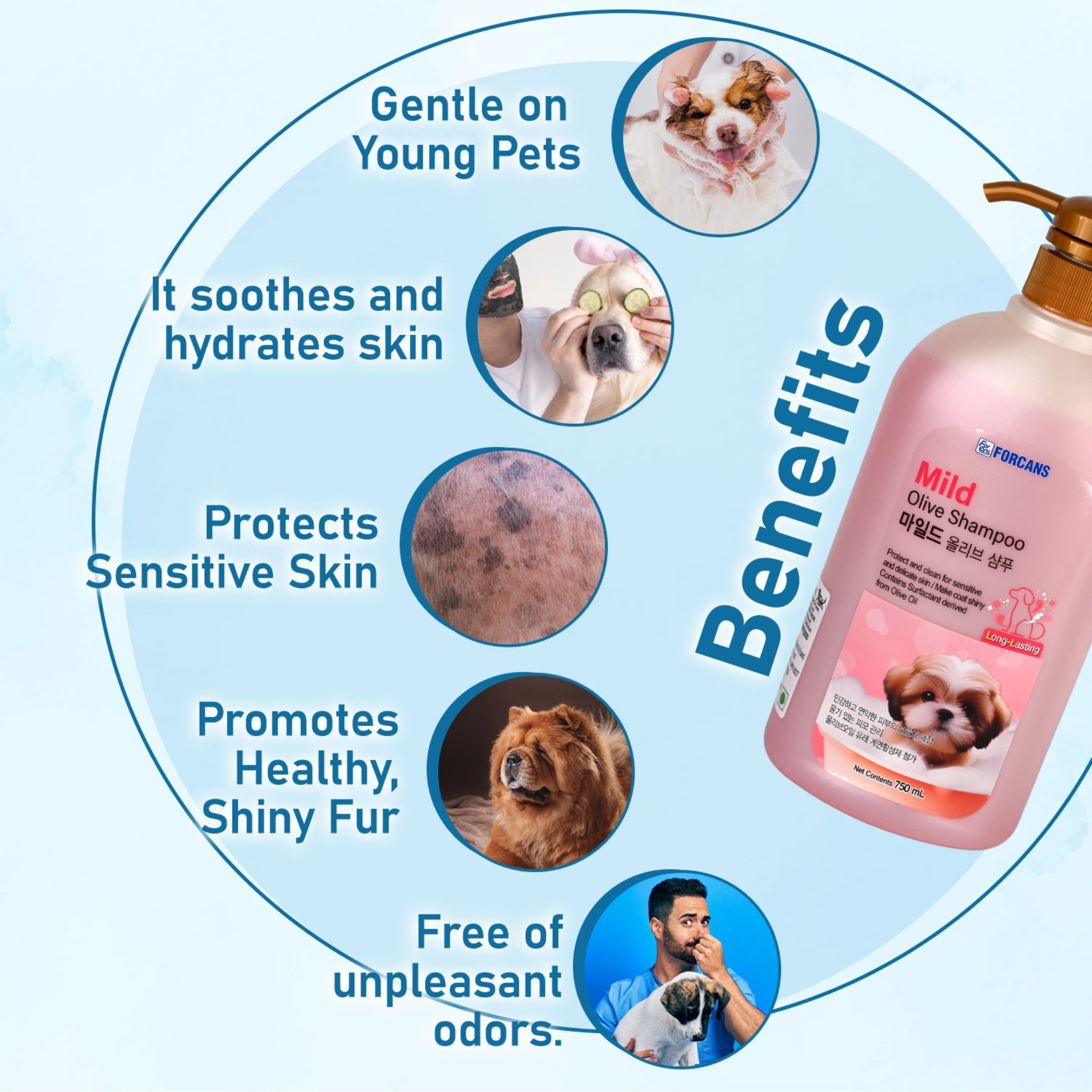 Forbis Mild Olive Shampoo - 750 ml - Rufftail