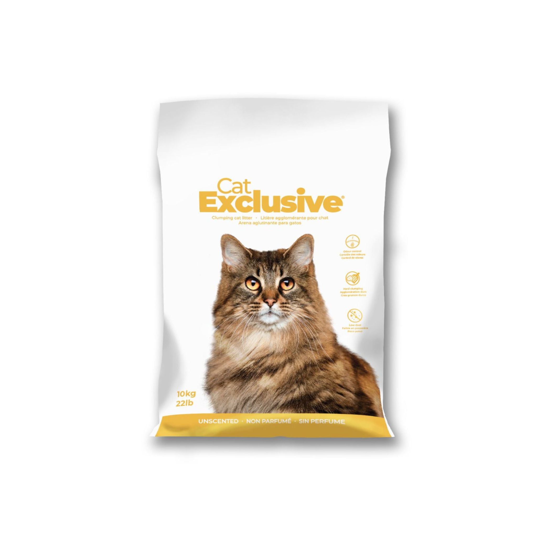 Intersand Cat Exclusive Cat Litter Unscented Scoopable - 10 kg - Rufftail