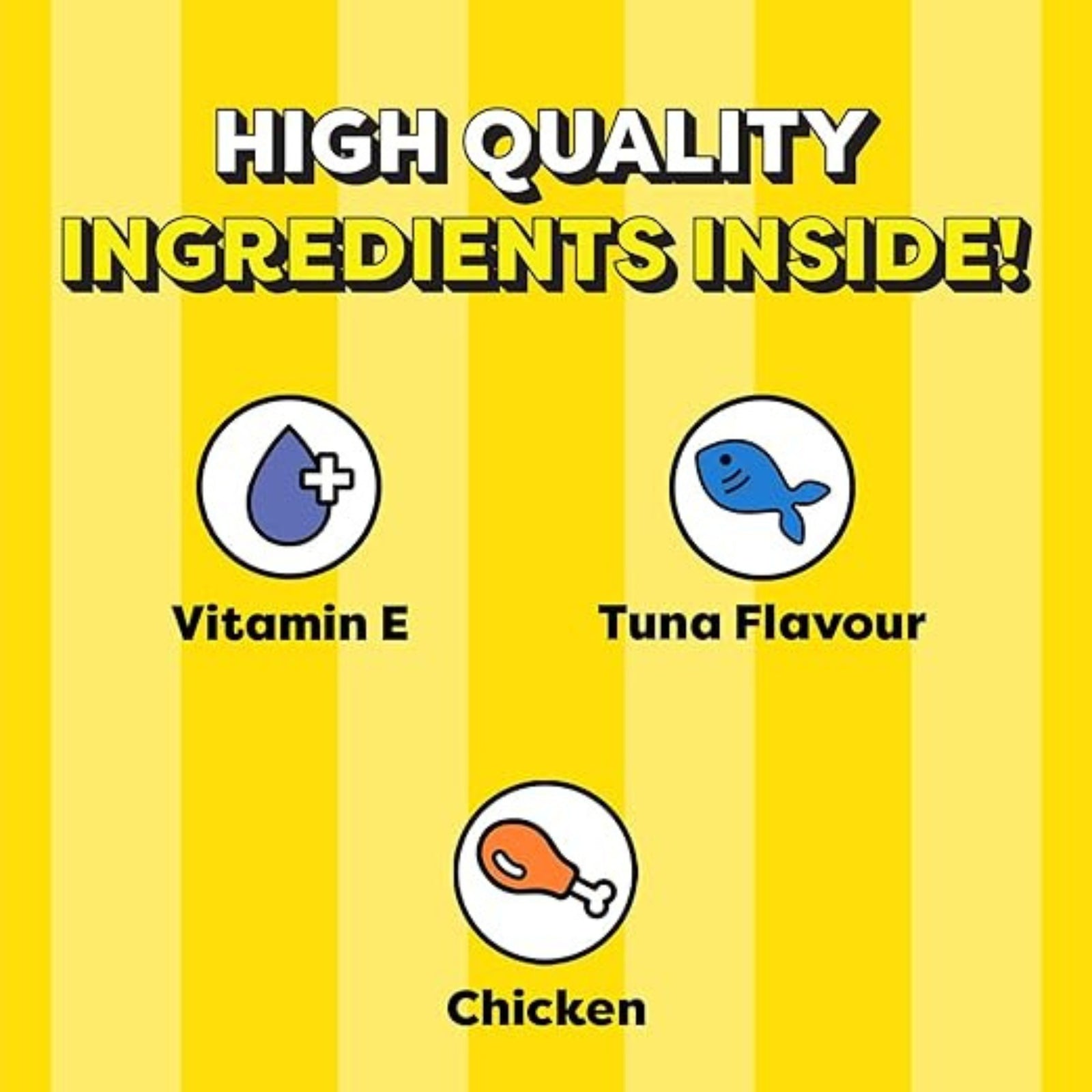 Temptations Creamy Cat Treats - Chicken & Tuna Flavour (12g x 4) - Rufftail