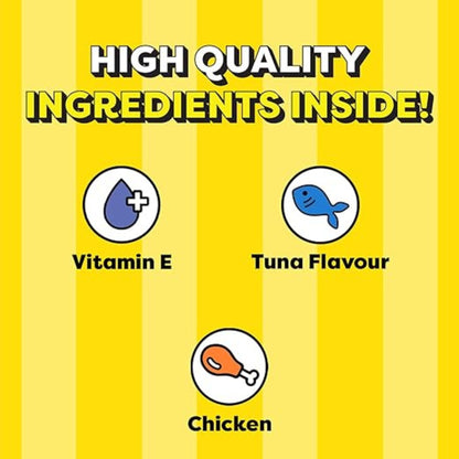 Temptations Creamy Cat Treats - Chicken & Tuna Flavour (12g x 4)