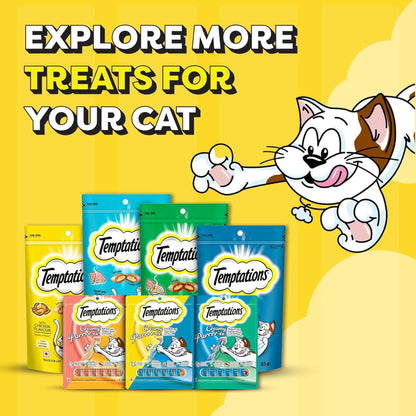 Temptations Creamy Cat Treats - Chicken & Tuna Flavour (12g x 4)