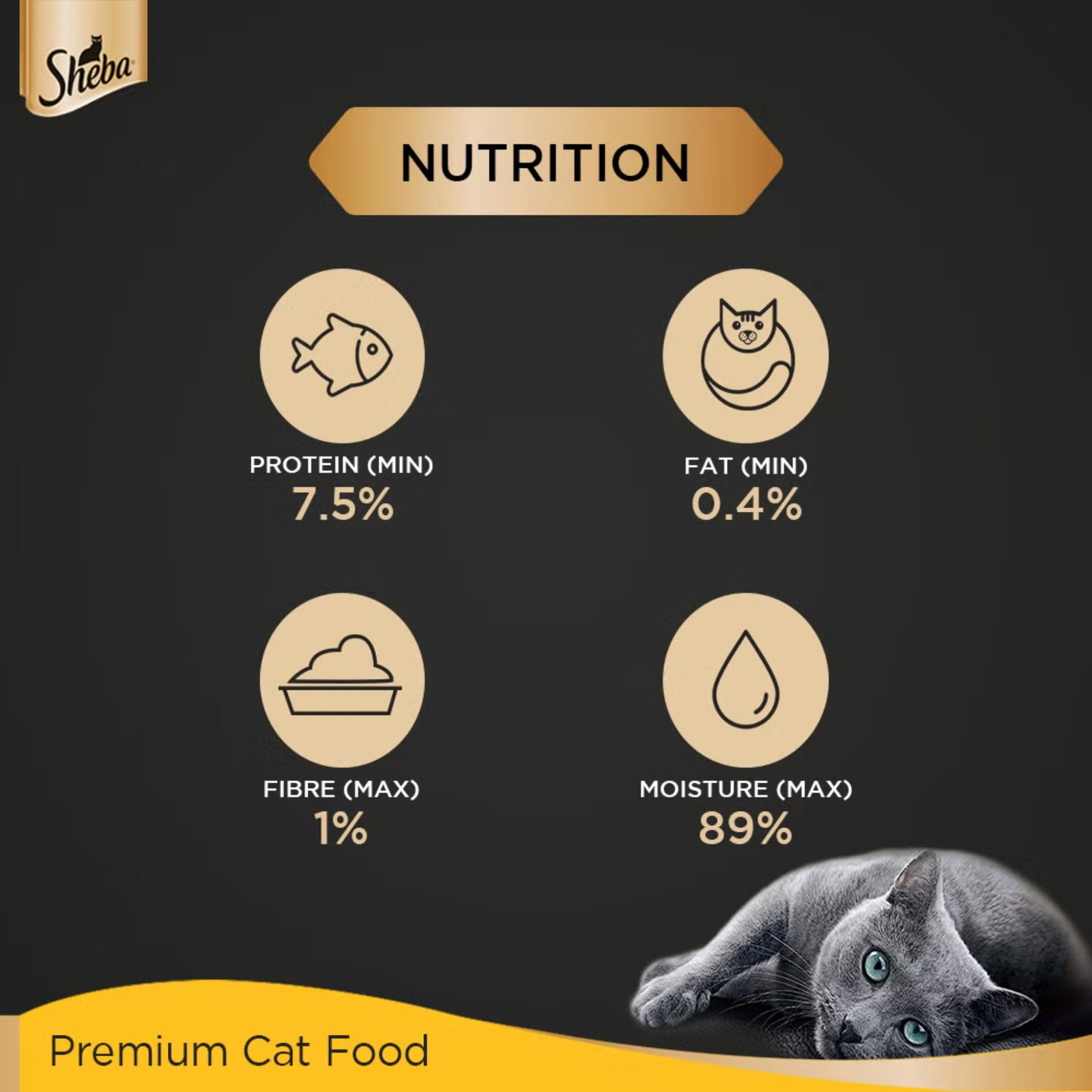 Sheba Rich Premium Tuna Pumpkin & Carrot In Gravy Adult Wet Cat Food - 70 gm Packs - Rufftail