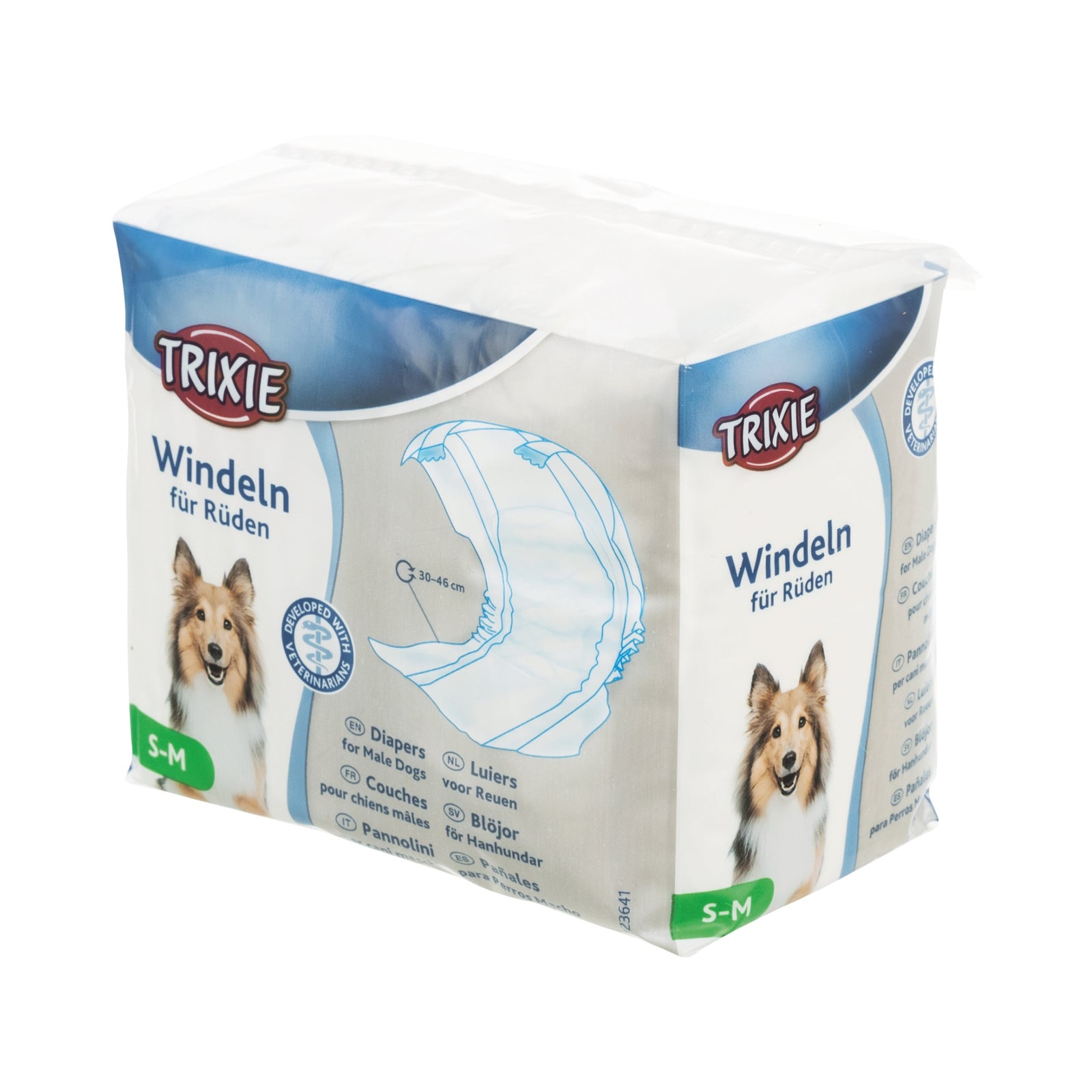 Trixie Diapers for Male Dogs Disposable - 12 pcs - Rufftail