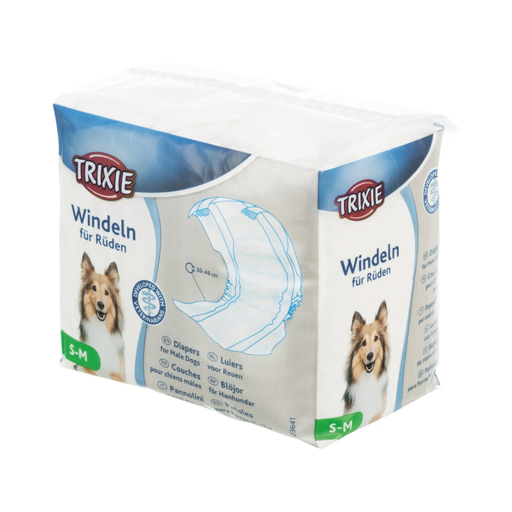 Trixie Disposable Male Dog Diapers- 12 pcs - Rufftail Pune