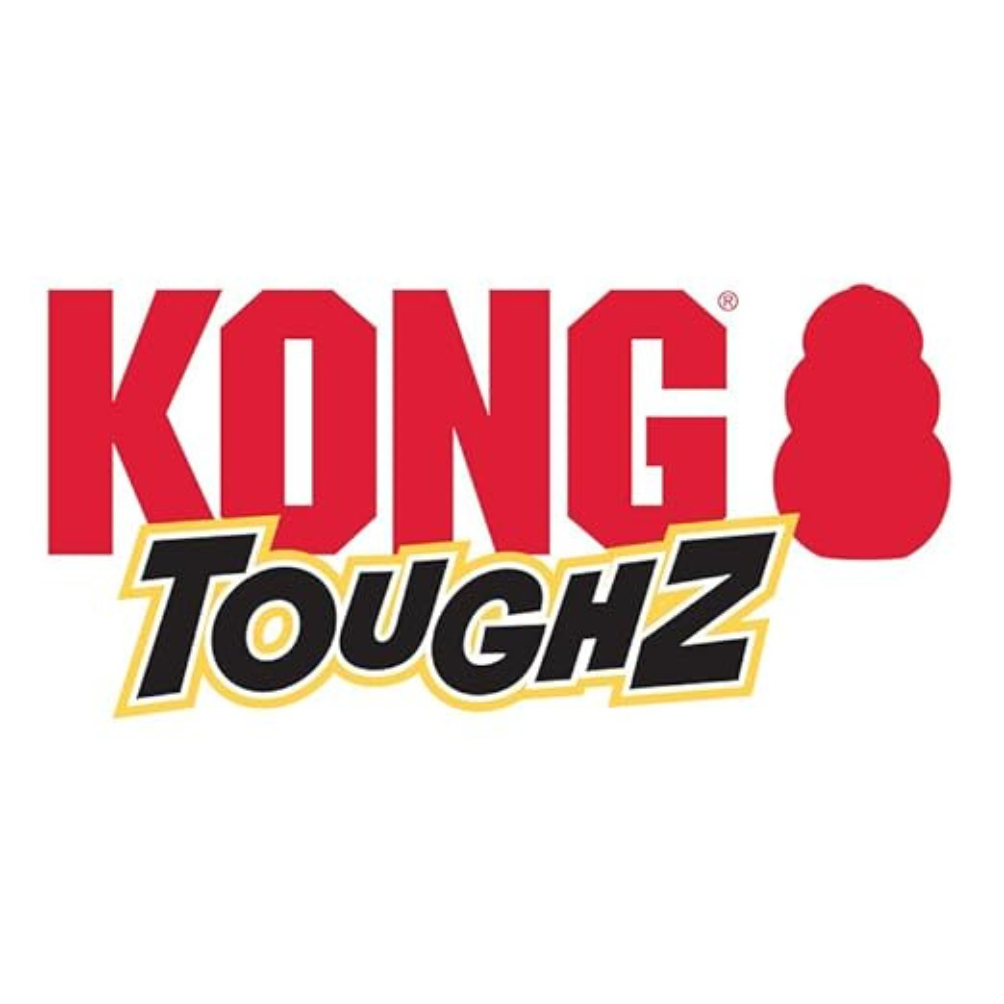 KONG Toughz Durable Plush Soft & Squeaky Dog Toy (Bunny)