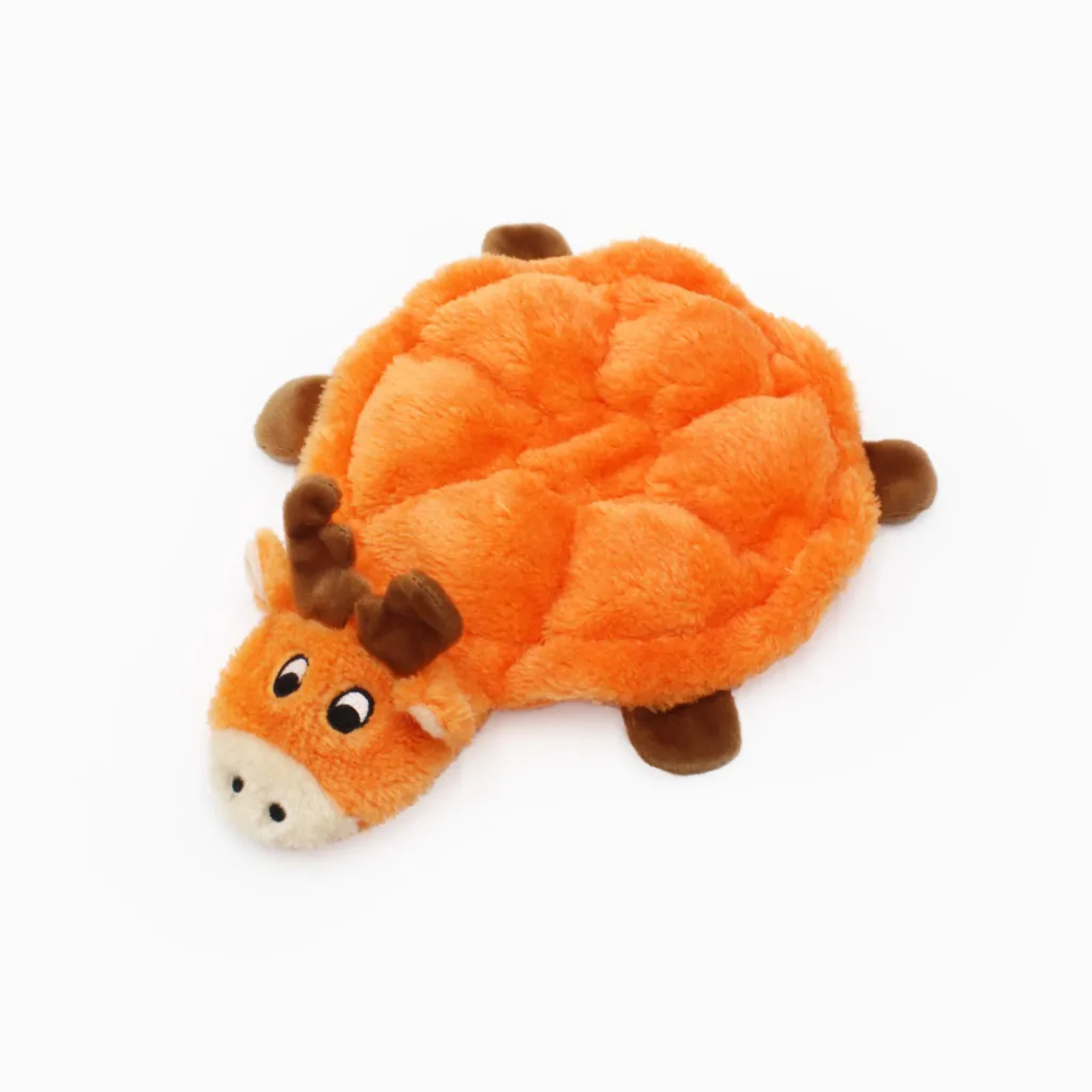 Zippy Paws Squeakie Crawler – Moody the Moose 7  Squeakers Dog Toy - Rufftail