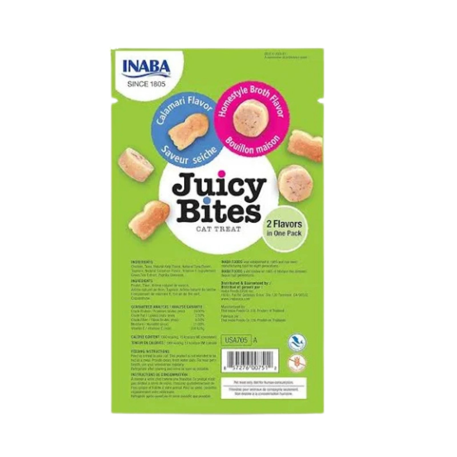 Inaba Juicy Bites Homestyle Broth & Calamari Flavor Cat Treat (33.9 g) product image 5 - Rufftail Pune