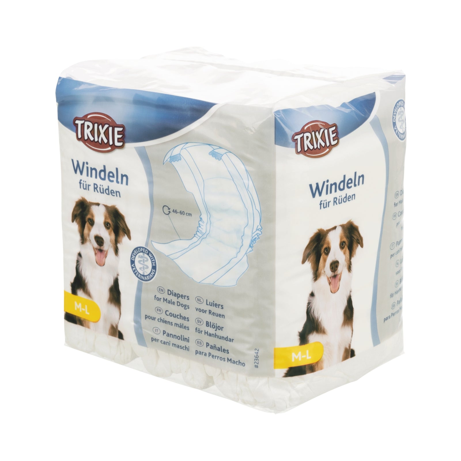 Trixie Diapers for Male Dogs Disposable - 12 pcs - Rufftail