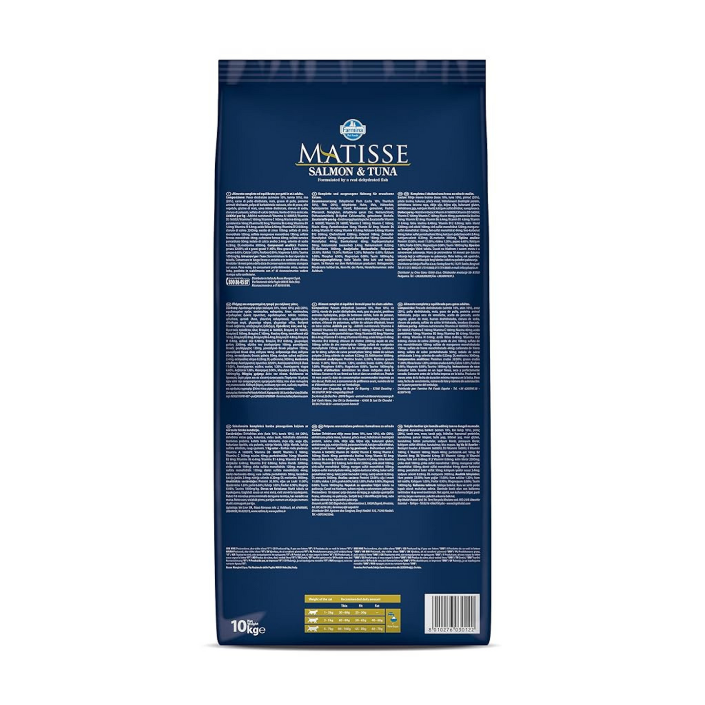 Farmina Matisse Premium Salmon & Tuna Dry Cat Food - 10 Kg - Rufftail