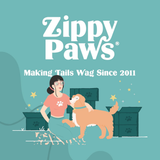 Zippy Paws Squeakie Crawler – Moody the Moose 7  Squeakers Dog Toy - Rufftail