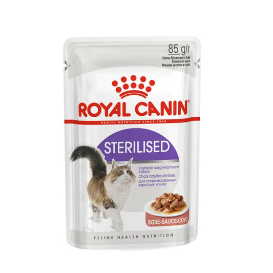 Royal Canin Sterilised Neutered Adult Cat Wet Food 85g (Pack of 12)