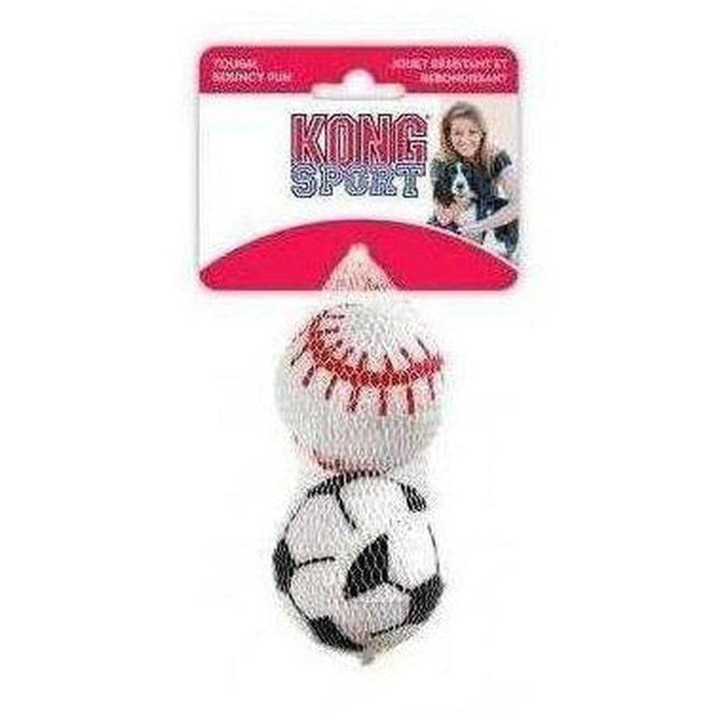 KONG Sport Balls for Dogs Reduces Boredom - Large (Pack of 2)