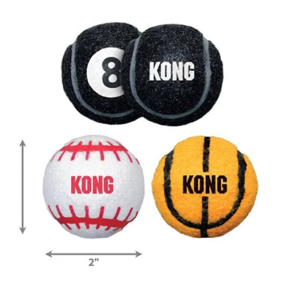 KONG Sport Balls for Dogs Reduces Boredom - Large (Pack of 2)