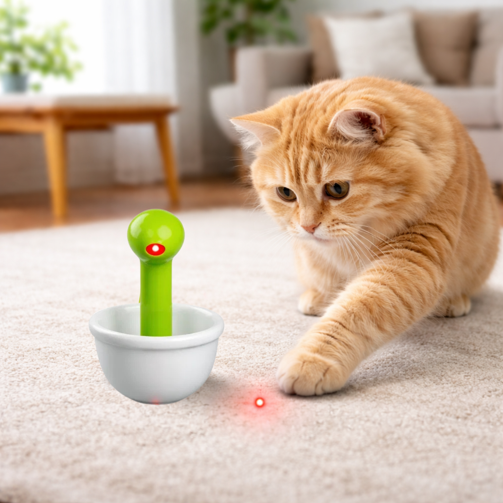 Fofos Tumbler Laser Cat Toy product image 2 - Rufftail Pune