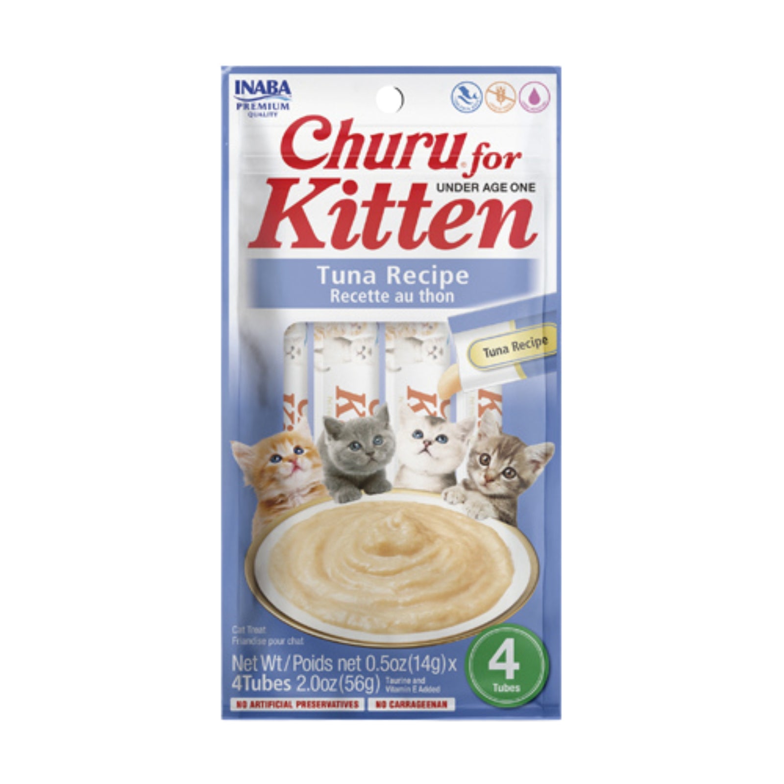 Inaba Churu For Kitten Tuna Recipe Cat Treat (56 g) - Rufftail