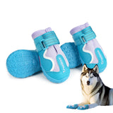 Truelove Reflective Waterproof & TPR Sole Dog Shoes - Set Of 4 Pinecone/Glazed Ginger - Rufftail