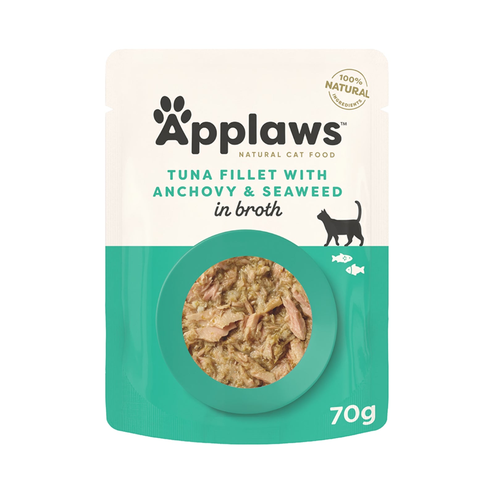 Applaws Tuna Fillet with Anchovy & Seaweed in Broth- Cat Wet Food product image 2 - Rufftail Pune