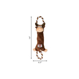 KONG Tugger Knots Moose – Tough & Fun Dog Toy for Tug Play - Rufftail